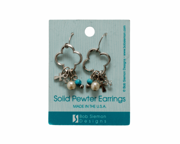 Bob Siemon Earrings - blue detail